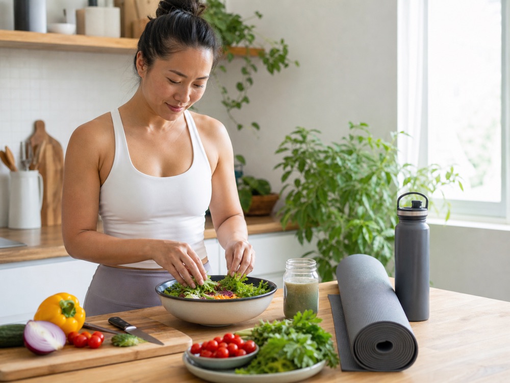 Diet and consistent Bikram hot yoga for sustainable weight loss Balanced diet and consistent Bikram hot yoga habits for sustainable weight loss