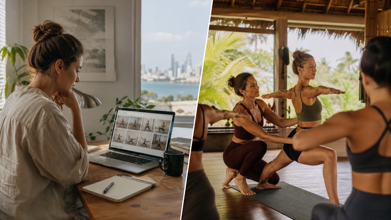 Australian student comparing local hot yoga teacher training with YogaFX Bali