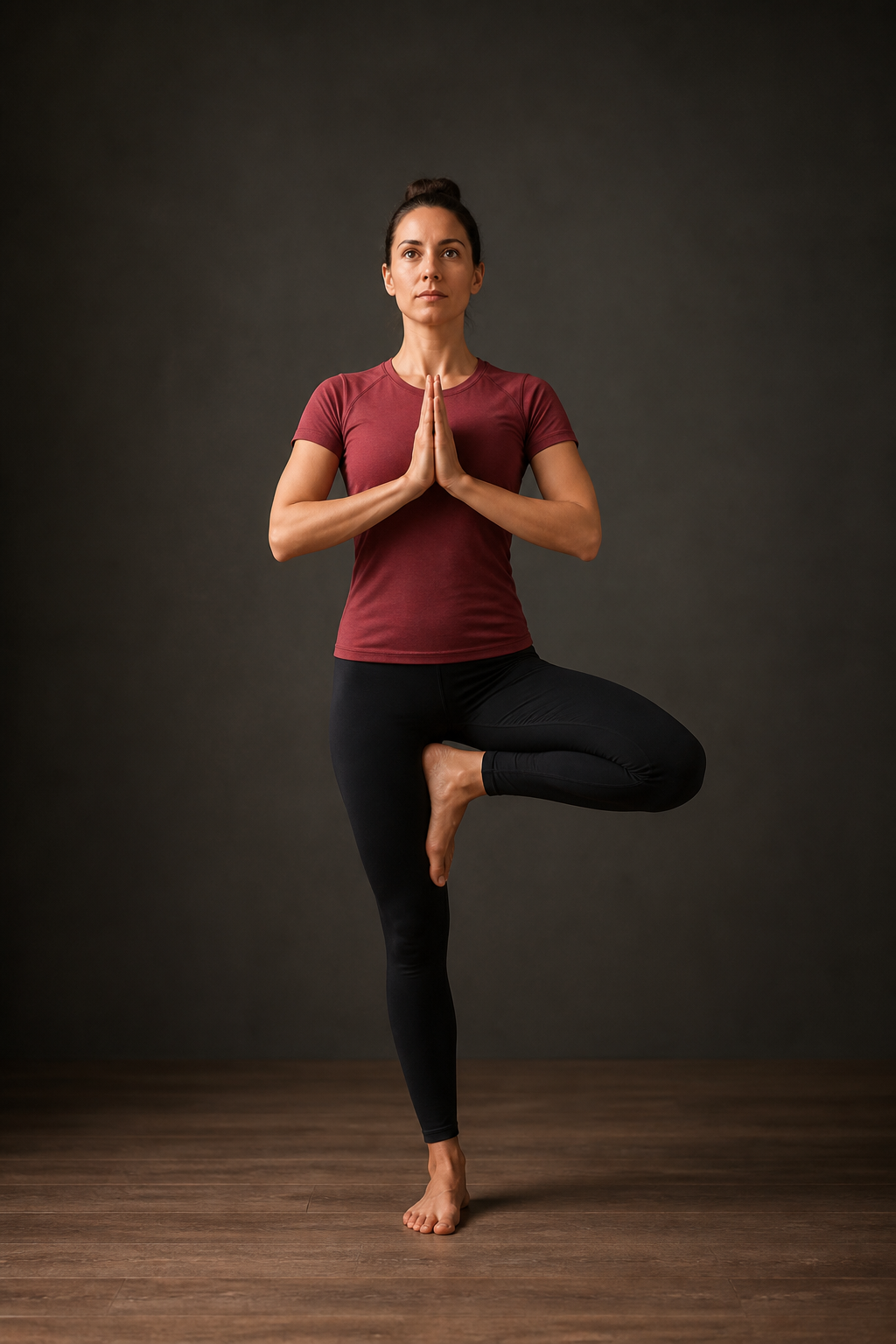 Tadasana, Tree Pose, Bikram yoga posture 11 of 26