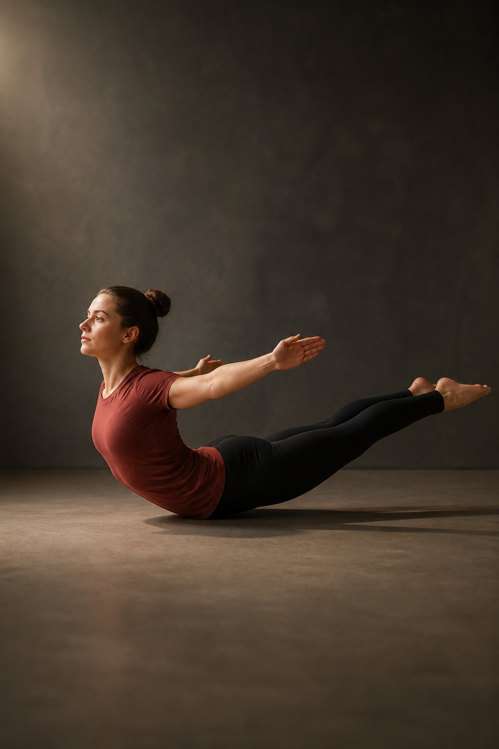 Poorna Salabhasana, Full Locust Pose, Bikram yoga posture 18 of 26